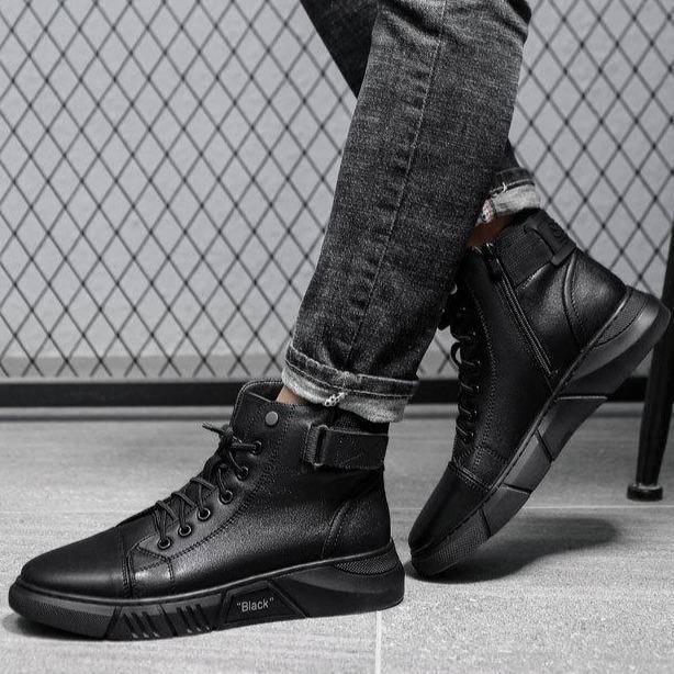 Chaussures en cuir de qualité pour hommes 🇧🇫